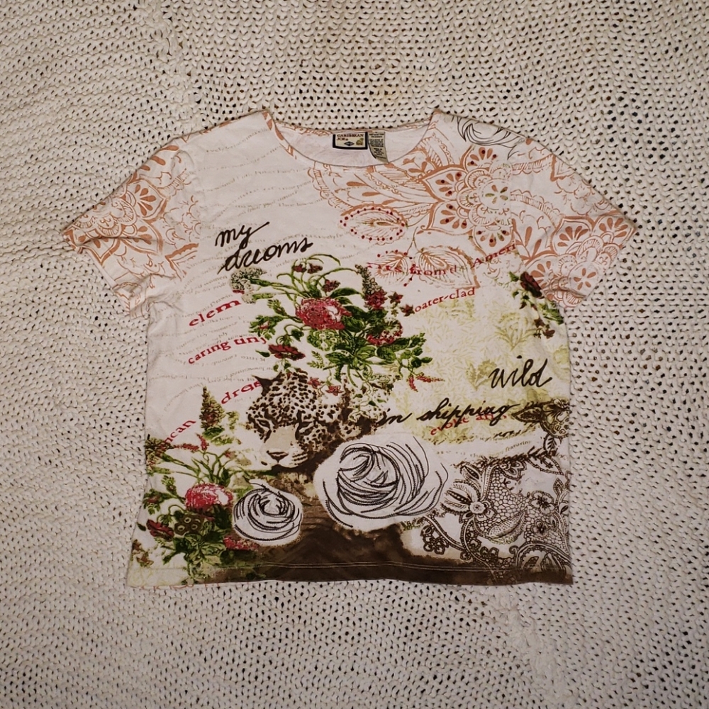 4 for $12 🧚‍♀️ y2k Mixed Print Tee